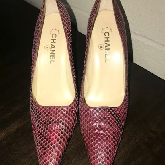 Chanel snakeskin heels - AUTHENTICATED - Picture 2 of 4